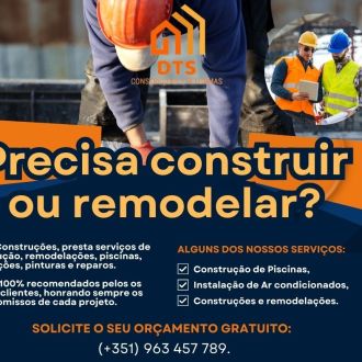 Dts construções e piscinas - Instalação de Pavimento em Betão - Foz do Sousa e Covelo