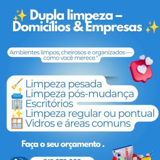 Dupla limpeza - Domicílios e Empresas. - Limpieza de propiedades - Carnaxide e Queijas