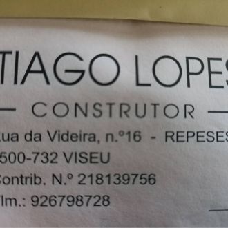 Tiago Lopes - Alvenaria - Bodiosa