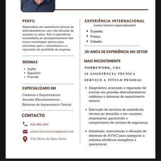 Alvaro Freitas - Caldeiras e Esquentadores - Matosinhos