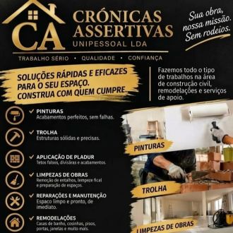 Remodelações Crónicas Assertivas - Empresas de Mudanças - Gondomar