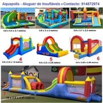 Aquapolis Aluguer Insufláveis - Animação - Insufláveis - Setúbal