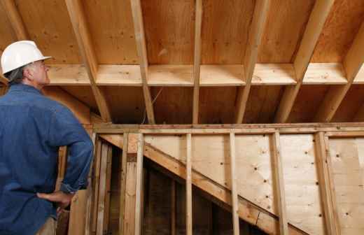 Construção de Parede Interior - Telhados e Coberturas