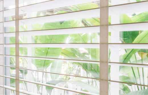 Window Blinds Installation or Replacement - Sill