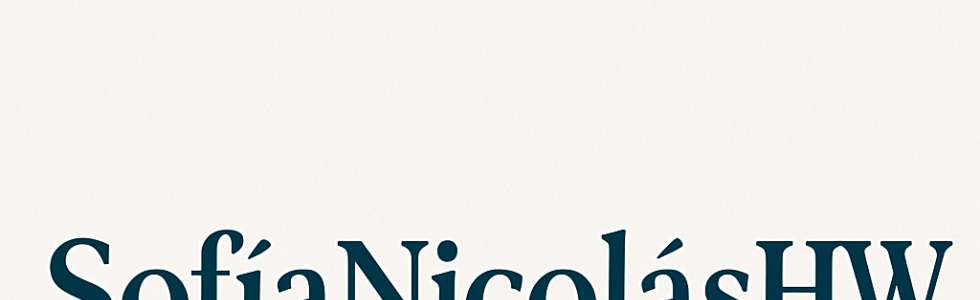 SofiaNicolasHW - Fixando