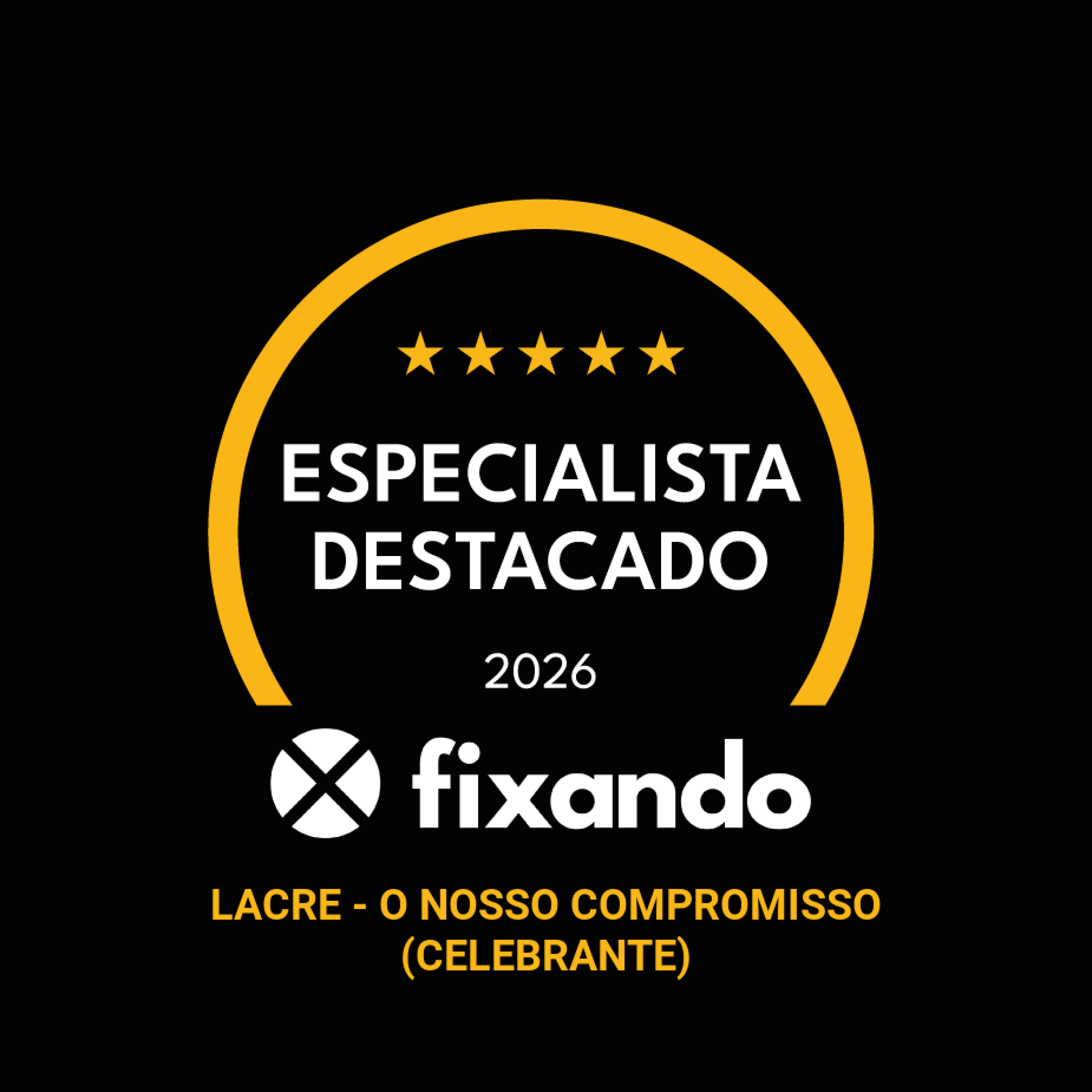 Lacre - O Nosso Compromisso (Celebrante) - Lisboa - Oficiantes de bodas
