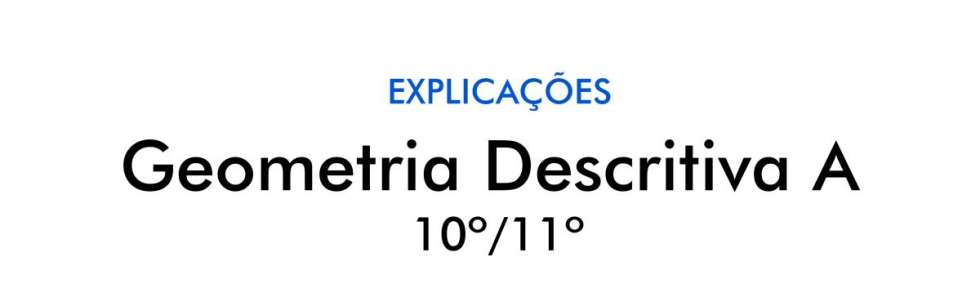 Explicadora de Geometria Descritiva Leonor Tom&eacute; - Fixando