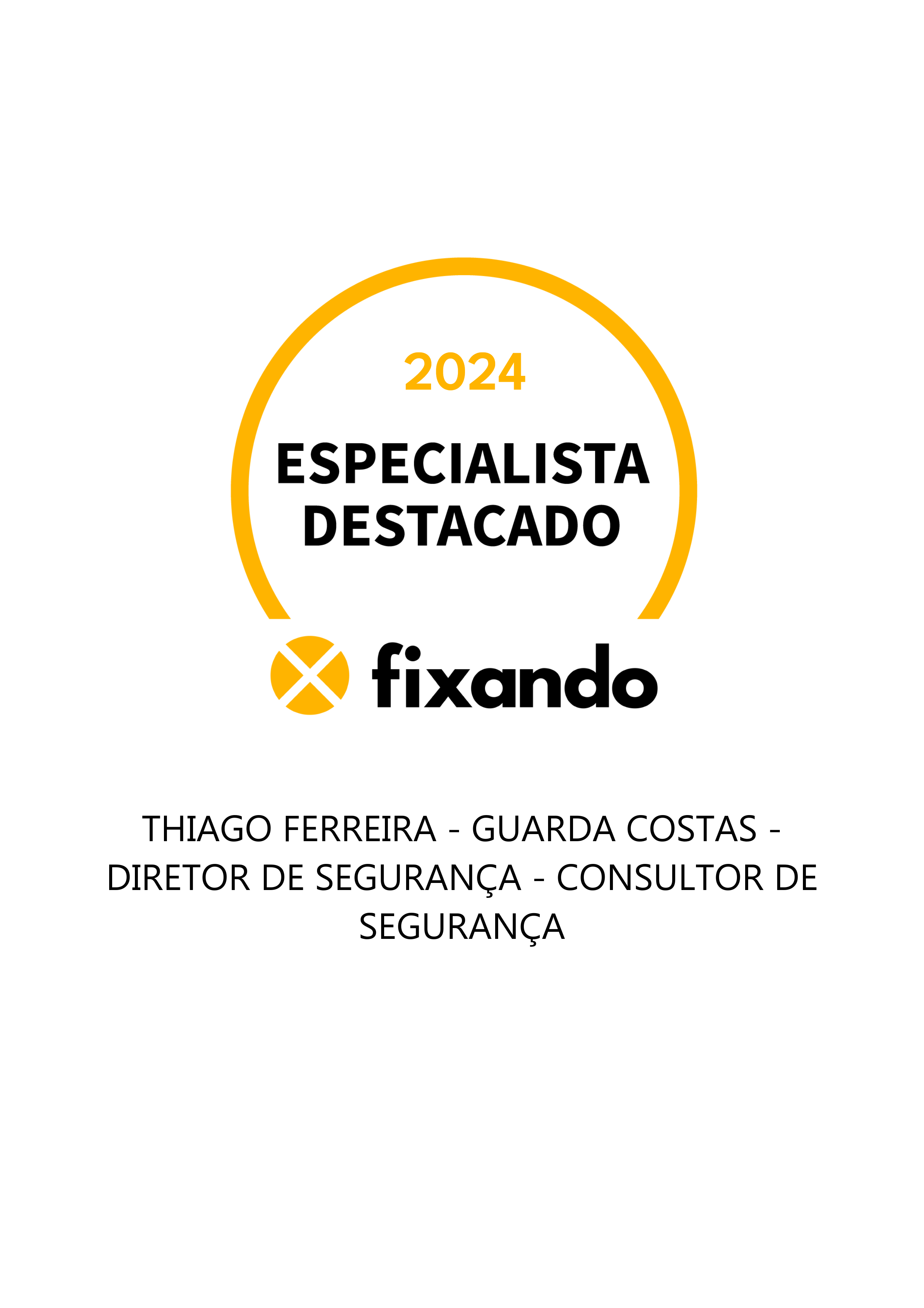 Thiago Ferreira - Guarda Costas - Diretor de Segurança - Consultor de Segurança - Barreiro - Segurança para Eventos