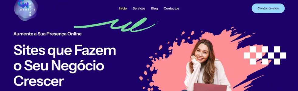 Criar Website - Fixando
