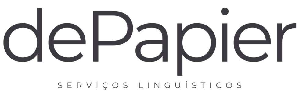 dePapier: Tradu&ccedil;&atilde;o e Edi&ccedil;&atilde;o de Texto - Fixando