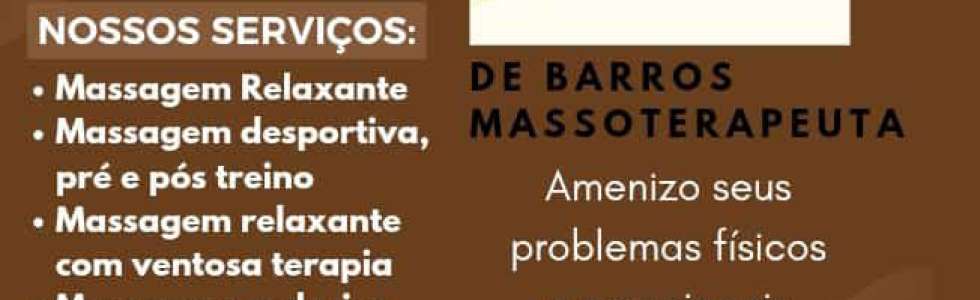 De Barros Massoterapeuta - Fixando