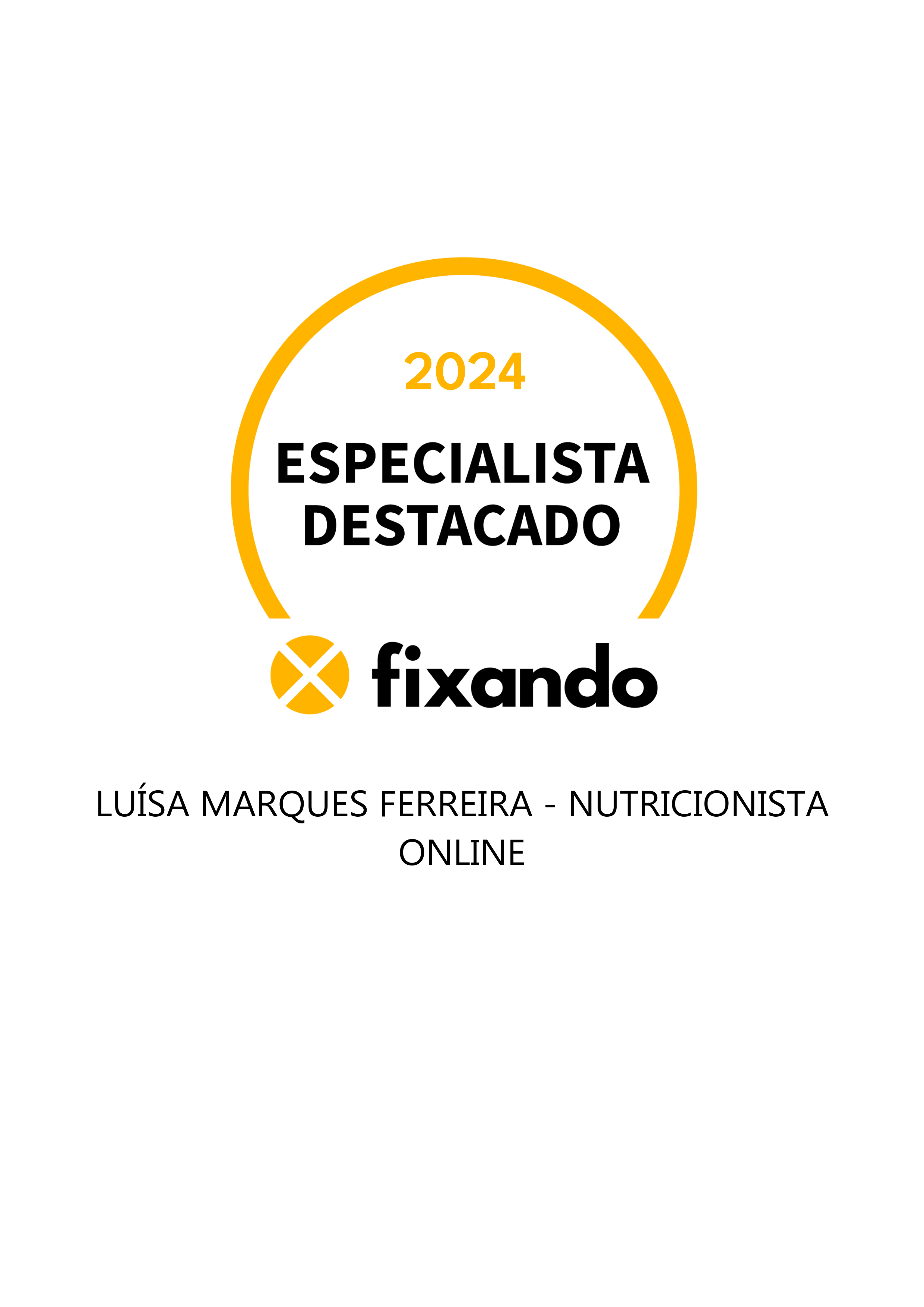 Luísa Marques Ferreira - Nutricionista Online - Lisboa - Nutricionista