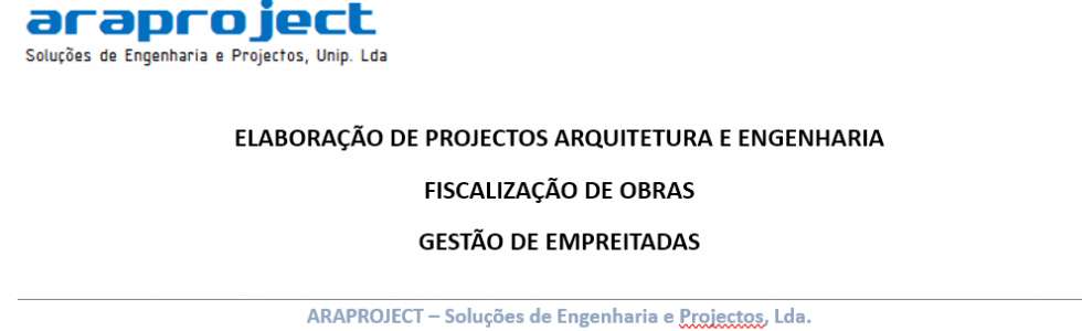 Araproject-Soluções de Engenharia e Projectos, Lda - Fixando