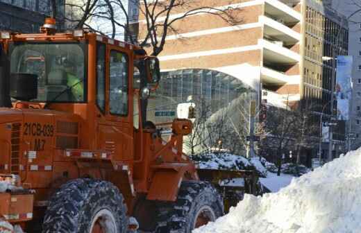 Snow Plowing (Commercial) - Sidewalks