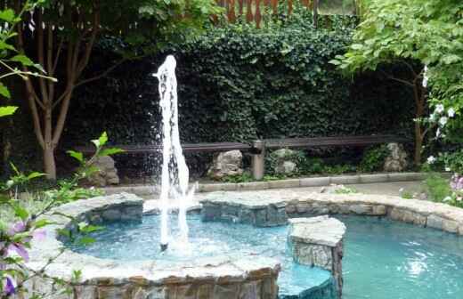 Water Feature Repair and Maintenance - Winterize
