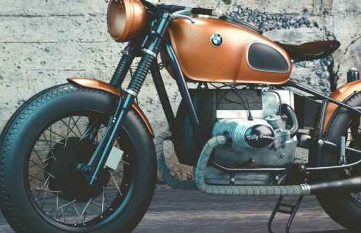 Change Motor Bike Tires - Motorcycle