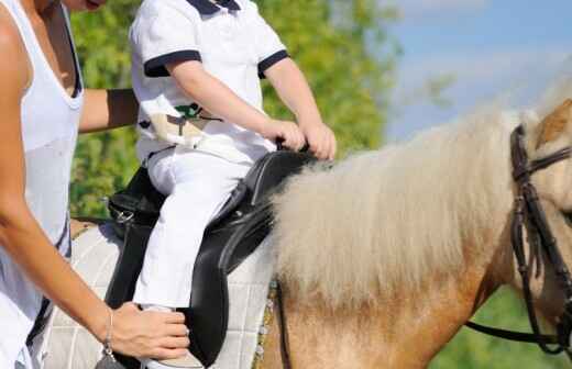 Horseback Riding Lessons (for children or teenagers) - Duntisbourne Leer