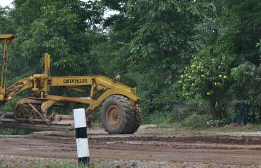 Land Leveling and Grading - Large Scale (more than 1 acre) - Gardening Services